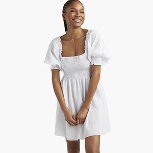 Hill House | The Athena Nap Dress - Sheer White Swiss Dot NWT sz M